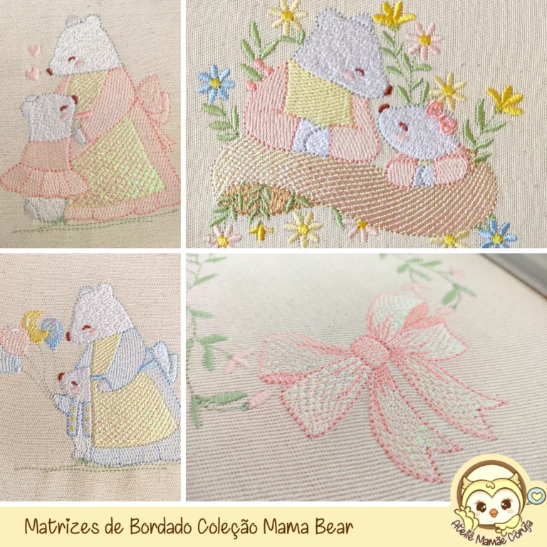 Matrizes De Bordado Cole O Mama Bear Pr Venda Shop Bazar Cia