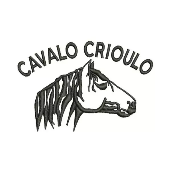 Matriz de Bordado Cavalo Crioulo 2